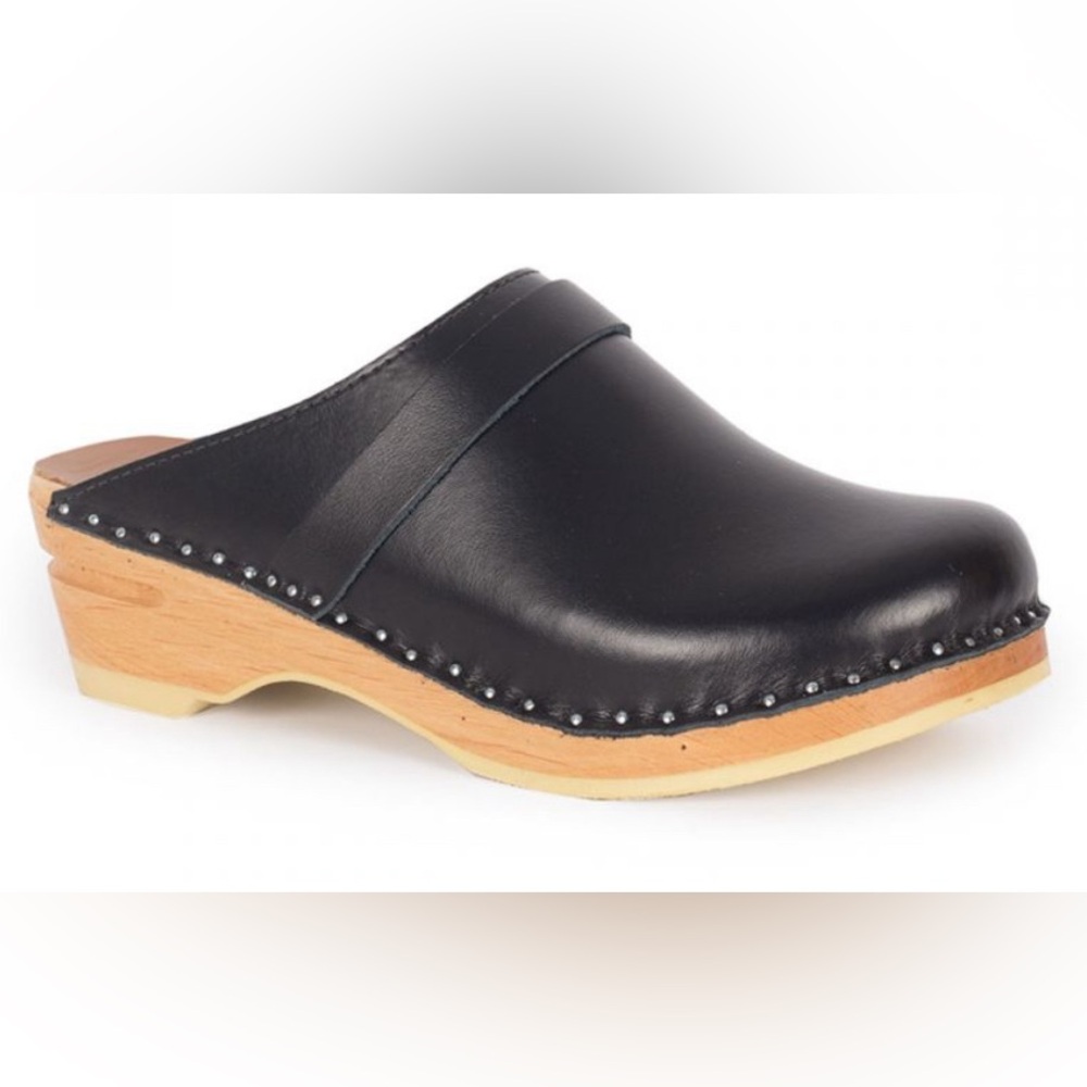 Troentorp Black Da Vinci Clogs